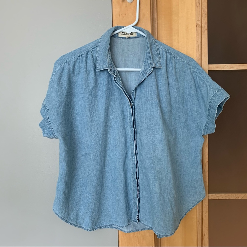 Blue Jean collared Madewell shirt